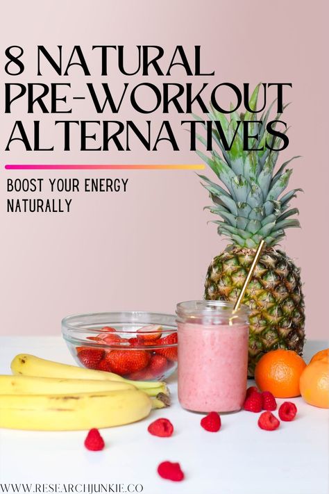 Say goodbye to synthetic stimulants and hello to Mother Nature's best-kept secrets! Try out these 8 natural pre-workout alternatives for an all-natural energy boost. Natural Pre Workout Drink, Healthy Pre Workout, Vegan Pre Workout, Pre Workout Smoothie, Vegan Energy Balls, Energy Boosting Snacks, Energy Boosting Foods, Natural Pre Workout, Preworkout Drink