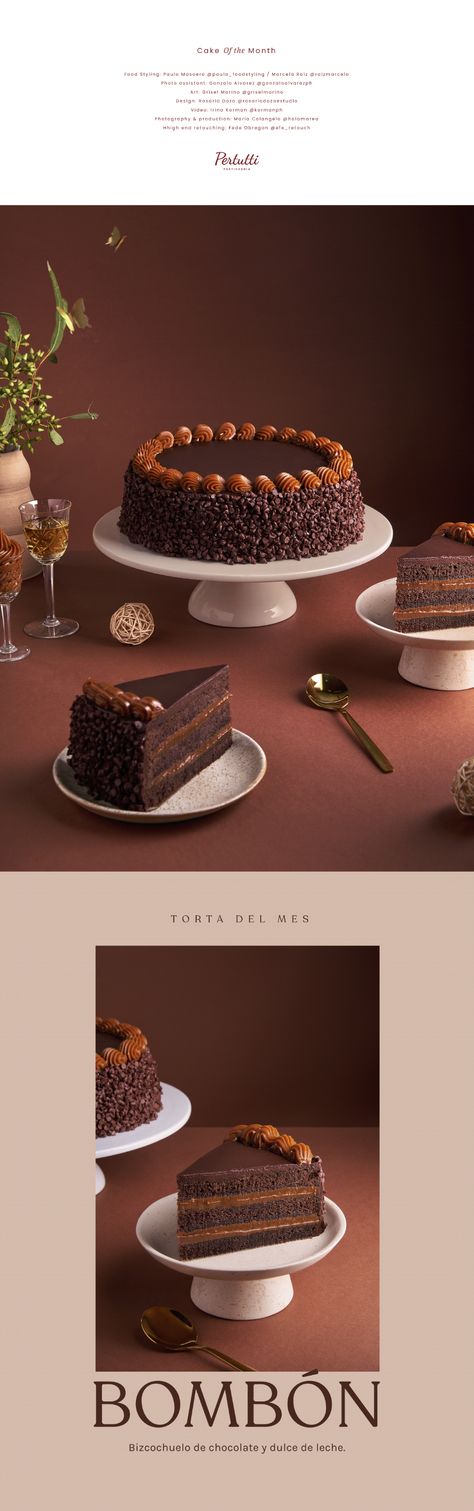 PERTUTTI / Cakes | Behance Cake Product Photography Ideas, Cake Box Photography, Cake Product Photography, Low Key Food Photography, Cakes Photoshoot, Chocolate Cake Photography, Pastries Photography, Patisserie Photography, Dessert Photoshoot