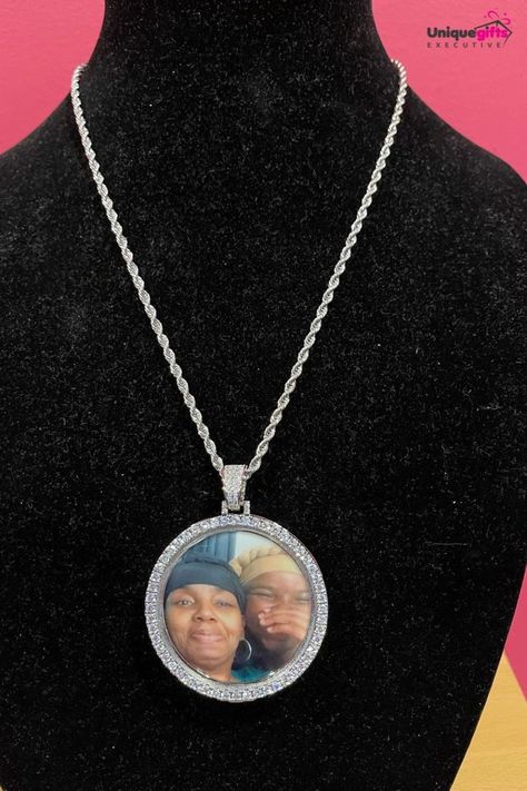 Personalized Photo Medallions Necklace For Men Photo Pendant Necklace, Picture Pendant Necklace, Picture Necklace, Picture Pendant, Picture Engraving, Gold Chain With Pendant, Gold Chains For Men, 3d Photo, Photo Pendant