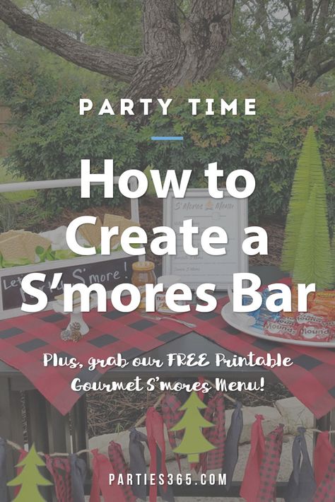 Smores Display, Smores Bar Wedding, Smores Bar Party, Lumberjack Theme, Smores Station, Smores Party, Smores Bar, Fire Pit Party, S Mores Bars