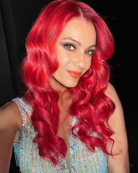 Dianne Buswell, Zoe Sugg, Dyed Red Hair, Bright Red Hair, Dye Ideas, Strictly Come Dancing, Sienna Miller, Two And A Half, Tv Girls