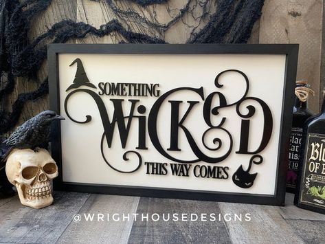 Dive into crafting with our collection of scroll saw pattern projects perfect for Halloween. From 3D pictures to laser cut files, find inspiration for creating unique pieces that showcase your creativity! Seasonal Coffee Bar, Cottagecore Modern, Gothic Mystery, Goth Wall Art, Whimsical Goth, Witchy Home, Gothic Room, Witch Signs, Coffee Bar Sign