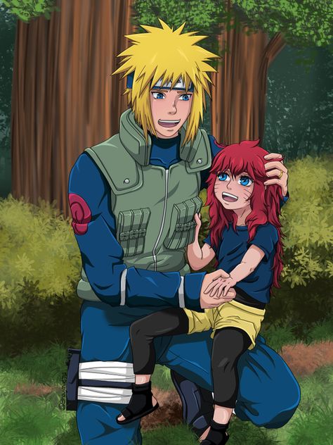 Minato And Kushina, Naruto And Kushina, I'll Be Waiting, Ariana Grande Anime, Naruto Minato, Naruto Oc Characters, Kushina Uzumaki, Naruko Uzumaki, Naruto Shippuden Characters