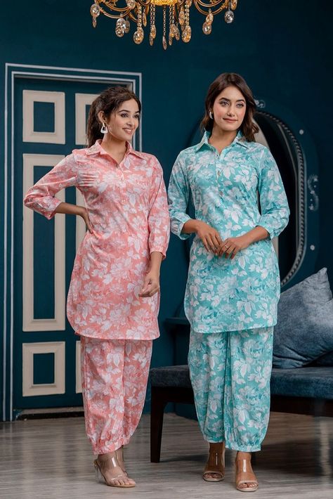 Grab the most demanding designer co-ord set for women at best price. Printed Cord Set Design For Women, Simple Coord Sets For Women, Coard Sets For Ladies, Summer Cord Set Women, Co Od Sets For Women Western, Coord Set Designs For Women, Cod Sets Women Indian, Co Ords Sets For Women, Co Ords Outfits Summer Indian