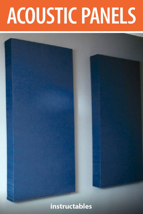 Sound Absorption Panels, Diy Acoustic Panels Sound Proofing, Sound Dampening Ideas, Diy Sound Absorbing Panels, Sound Panels Diy, Sound Panels Design, Soundproof Room Diy, Diy Acoustic Panels, Acoustic Panels Diy