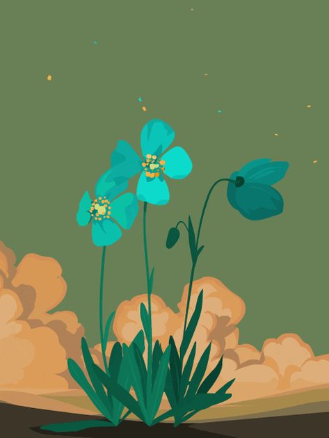 Gifs Cute, Beau Gif, Flowers Gif, Motion Design Animation, Gif Pictures, Beautiful Gif, Animated Drawings, Instagram Creative, 2d Animation