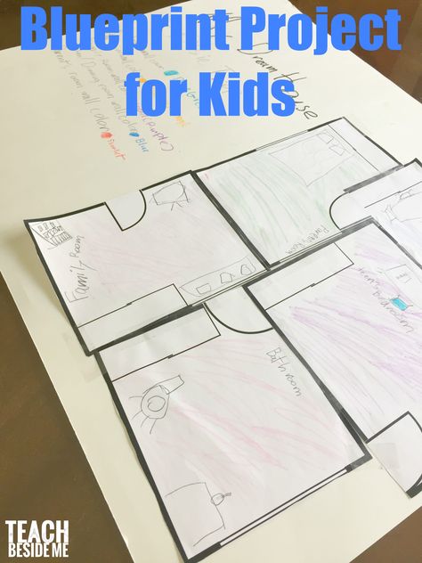 Teach kids about architecture and blueprints with this printable blueprint set and a great book list about architecture! Steam Art Lessons, Blueprints For Houses, Architecture For Kids, Stem Kids, Stem Resources, Design Tech, Construction Activities, Project For Kids, Design Engineering