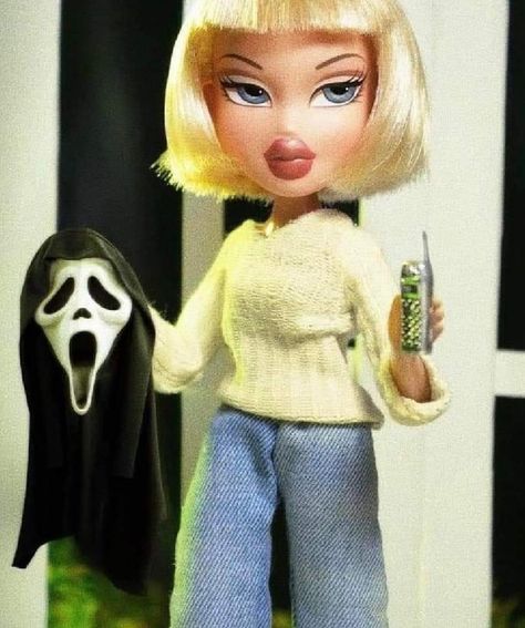 Ghoulishbat on Twitter: "… " Drew Barrymore Scream, Screaming Drawing, Scream Costume, Bratz Movie, Black Bratz Doll, Bratz Doll Outfits, Brat Doll, Bratz Girls, Doll Aesthetic