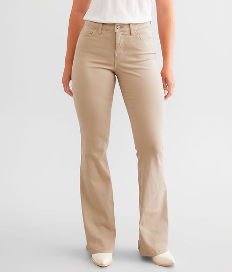 BKE Payton Flare Stretch Pant - Women's Pants in Khaki | Buckle Pant For Women, Stretch Pants, Come Back, Women's Pants, Khaki Pants, Pants For Women, Buckle, For Women, Pants