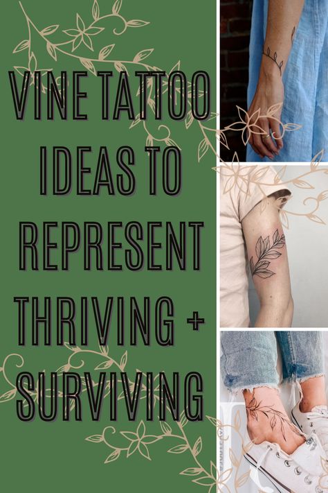 Vine Tattoo Ideas (47+) to Represent Thriving + Surviving - tattooglee Flower Vine Tattoo Arm Sleeve, Arm Wrap Tattoo, Flower Vine Tattoos, Shoulder Sleeve Tattoos, Tattoo Sleeve Filler, Around Arm Tattoo, Wrap Around Tattoo, Vine Tattoo, Wrap Tattoo