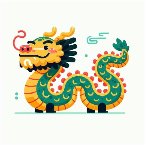 Premium Vector | A kawaii chinese dragon with various style Dragon Vector Art, Cute Chinese Dragon, Mythology Illustration, Dragon Vector, Dragon Chino, Dragon Illustration, Art Cartoon, Stationery Templates, Business Card Maker