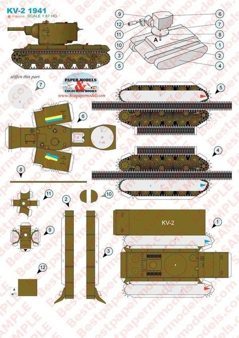 Tank Papercraft, Paper Airplane Folding, Papercraft Templates Printables, Paper Tanks, Paper Toy Printable, Paper Model Car, Paper Soldiers, Diy Furniture Building, Wallpaper Crafts