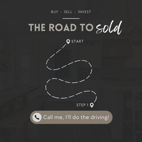 The real estate journey can be full of twists and turns, but it is always an adventure. 🗺️ With me in the driver seat you can lean your chair back and relax, knowing that we'll get to our destination. 🚗 📍 As an expert in my field I know my way around the detours and can maneuver around the speed-bumps. 🛑 🚧 Why Choose Me As Your Realtor, Thursday Real Estate Post, Just Sold Real Estate Marketing, Seller Tips Real Estate, Real Estate Agent Instagram, Commercial Real Estate Marketing, Inmobiliaria Ideas, Real Estate Fun, The Road To Success