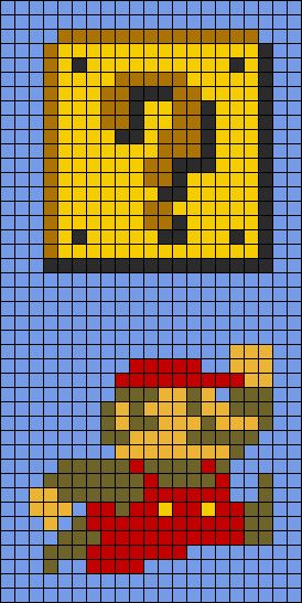 Video Game Alpha Pattern, Mario Alpha Pattern, Spongebob Alpha Pattern, Crochet Graphic, Block Drawing, Video Game Pattern, Geek Cross Stitch, Funny Tapestry, Grid Patterns