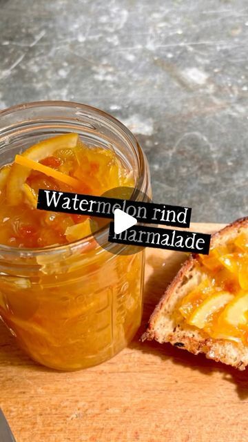 Riverford on Instagram: "Did you know that you can use watermelon rind to make marmalade? 🍉

Paired with orange, it makes a delicious spread, floral rather than bitter, and the texture of the peel is lovely – a bit like crystallised ginger.

This is a great for reducing waste, but watermelon rind is also rich antioxidants, vitamins and minerals, especially vitamin C, A and zinc – all of which are key for immune system health.

We’d love to hear if you’ll be giving this a go? 

Recipe ⬇️

Makes 1 500ml jar. 

600g watermelon rind
1 orange, quartered and finely sliced
2 tsp finely grated ginger – optional
350g unrefined sugar
1 sterile 500ml jar

You’ll need to remove the harder outer dark green skin from the rind, and this is easier to do when the melon is whole!

Dice your wedges of rind. Watermelon Rind Candy Recipe, Watermelon Rind Recipes, Sliced Orange, Watermelon Rind, Condiment Recipes, Green Skin, Reducing Waste, Home Canning, Marmalade