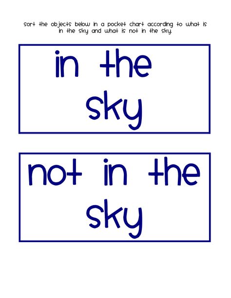 Sprinkles to Kindergarten!: What's in the Sky? Sorting Sorting Kindergarten, Weather Kindergarten, Preschool Library, Pre-k Science, Weather Theme, Transitional Kindergarten, Preschool Units, Reading Unit, Thanksgiving Break