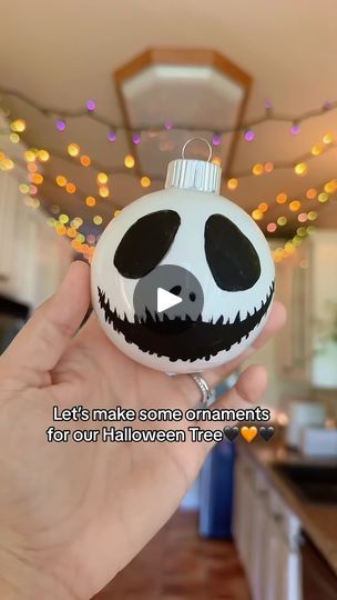 157 reactions · 13 shares | Let’s make some ornaments!! #nightmarebeforechristmas #jack #disney #disneyhalloween #halloween #diy #diyhalloween |  | kraftikellii · Original audio Jake Skellington, Halloween Trees, Disney Halloween, Christmas Crafts Diy, Nightmare Before Christmas, Crafts Diy, Halloween Diy, Christmas Ornament, Christmas Crafts