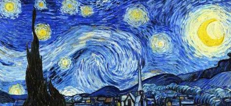 van gogh // starry night Starry Night Wallpaper, Ed Wallpaper, Walpapers Cute, Twitter Header Pictures, Van Gogh Paintings, Starry Night Van Gogh, Header Photo, Post Impressionism, Starry Night Sky