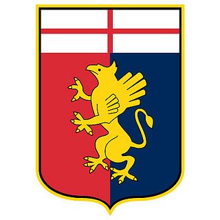 Genoa C.F.C. (Genoa Cricket and Football Club S.p.A.) | Country: Italy. País: Italia. | Founded/Fundado: 1893/09/07. Badge/Crest/Escudo. Italian Logo, Football Italy, Logo Young, Genoa Cfc, Ios 4, Genoa Italy, Soccer Logo, Sports Team Logos, Football Logo