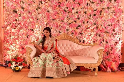 Half Saree Decoration Ideas At Function Hall, Half Saree Function Backdrop, Saree Function Decoration Ideas, Half Saree Decoration Ideas, Half Saree Decoration, Saree Decoration Ideas, Saree Function Decoration, Function Decoration Ideas, Small Stage