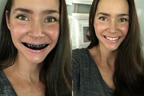 Here's the easiest way to whiten your teeth naturally with activated charcoal, even when your schedule is super busy. Hismile Teeth Whitening, Natural Teeth Whitening Remedies, Activated Charcoal Teeth Whitening, Teeth Whitening Homemade, Teeth Whitening Remedies, Teeth Whitening Diy, Teeth Whitening Toothpaste, Charcoal Teeth Whitening, Whiten Your Teeth