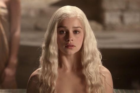 Game of Thrones' Emilia Clarke Says She Felt Pressured to Do Nude Scenes via TV Guide Try a #NUmedia Trial. numediatvtrial.com #numediaglobal #numediatrial #tvshows #tvseries Game Of Thrones Theories, Daenerys Targaryen Icons, Emilia Clarke Daenerys Targaryen, The Mother Of Dragons, George Rr Martin, Between Two Worlds, Targaryen Aesthetic, Gra O Tron, Game Of Thrones Fans