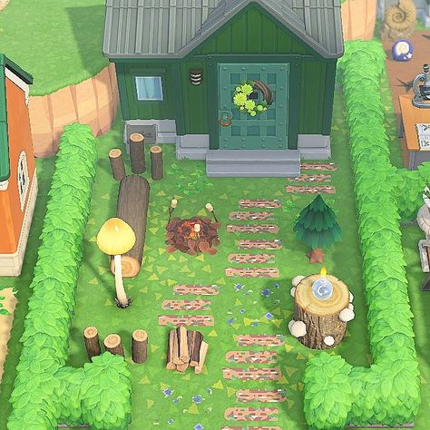 Animal crossing yard ideas! Animal Crossing Begginer Island Ideas, Animal Crossing Yard Ideas, Animal Crossing Yard, Neighborhood Ideas, Acnh Yard, Flowers Guide, Acnh Hhp, Island Layout, Ac Ideas