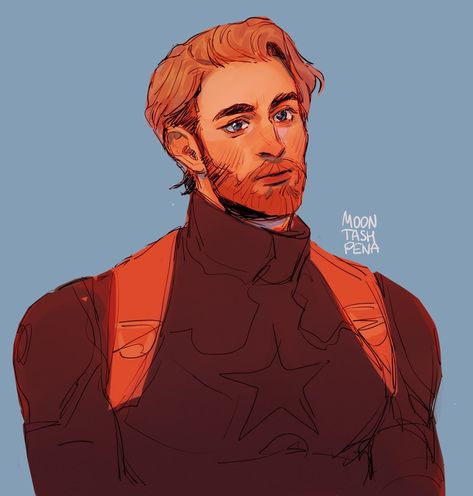 Art by @moontashpena on Insta Steve Rogers Nomad, Nomad Steve Rogers, Steve Rogers Fanart, Nomad Steve, Army Dreamers, Bucky Barnes Fanart, My Arts, Marvel Entertainment, Marvel Stuff