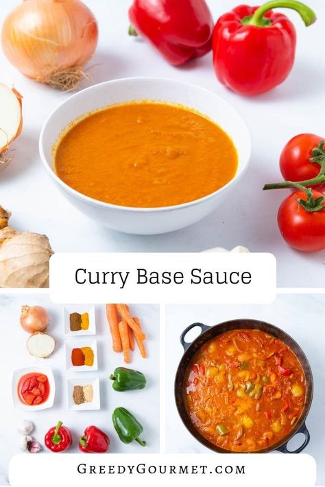 Master the making of a British Indian restaurant curry base sauce from scratch. After this recipe, you will never go back to the jar stuff again. Enjoy! #currysauce #curry #indian Curry Sauce Recipe Indian, Curry Base Recipe, Beef Stock Recipes, Curry Base, How To Make Curry, English Recipes, Curry Indian, Indian Takeaway, Spice Combinations