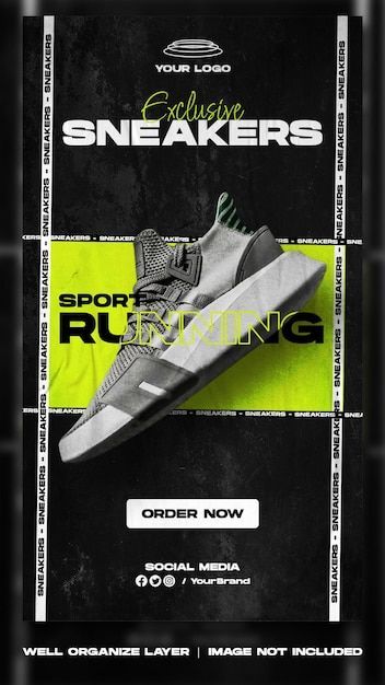 Shoes Poster Design, Urban Graphic Design, Shoes Banner, Shoes Poster, Edm Design, Shoe Poster, Sneaker Posters, Sports Website, Creative Shoes