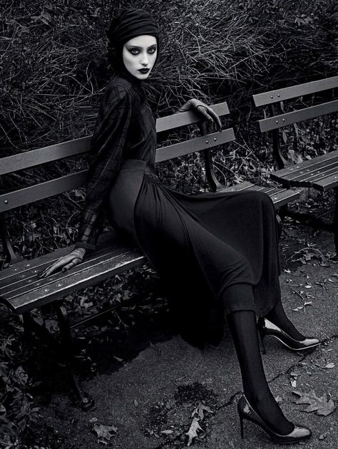 Vogue Germany March 2017 by Luigi & Iango - Fashion Editorials. Modest. Goth. Styl Goth, Dark Skirts, Vogue Germany, Dark Beauty, Fashion Editorial, Pavlova, Dark Fashion, Fashion Photoshoot, Goth Fashion