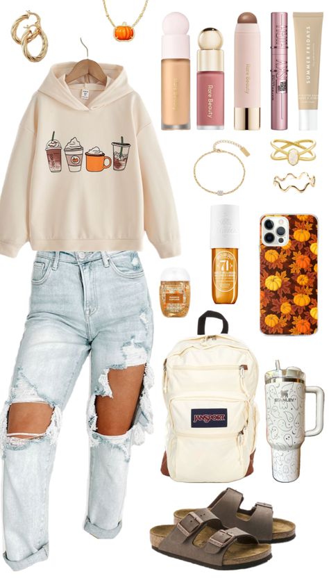 #fallschooloutfit #fallfit 🧡 Cute Fall Outfits Ideas, Teen Girl Outfit Ideas For School, Cute Outfits For Highschool Freshman, Autumn Teen Outfits, Fall Outfit Ideas For School, Cute Fall Outfits For School, Modest Street Fashion, Cute Fall Fits, Outfit Ideas For Fall