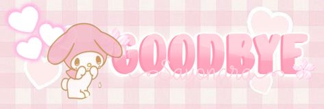 Goodbye Banner Discord, Pink Hello Kitty Banner, Discord Decor, Discord Theme, Twitch Streaming Setup, School Computers, Youtube Banner Design, Cute Banners, Discord Banner