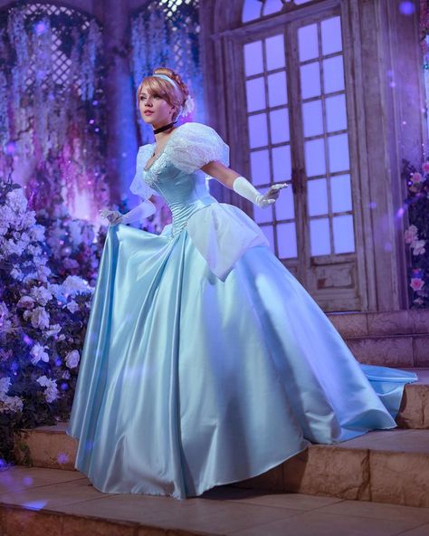 Stepford Wife Dress, Cinderella Ballgown, Cinderella Gown, Disney Princess Dress Up, Cinderella Cosplay, Disney Princess Cosplay, Satin Silk Dress, Stepford Wife, Fantasy Stuff