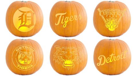 Detroit Tigers on Twitter: "It's about time to carve pumpkins! Use these #Tigers stencils or create your own, then show us your final product ➡️ https://t.co/REpLejRgnz https://t.co/i7ZY5thEKS" Pumpkin Carving Template, 3d Shapes Worksheets, Carve Pumpkins, Pumpkin Stencils, 90s Fashion Outfits Hip Hop Party, Carved Pumpkin, Shapes Worksheets, Pumpkin Carvings Stencils, Pumpkin Carving Templates