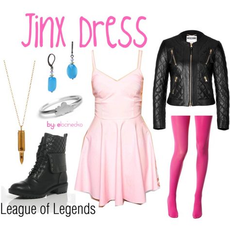 Jinx Fashion Style, Jinx Clothes Aesthetic, Jinx Fashion, Jinx Arcane Costume, Jinx Inspired Outfit, Outfit Fanart, Jinx Aesthetic, Character Wardrobe, Alternative Outfits