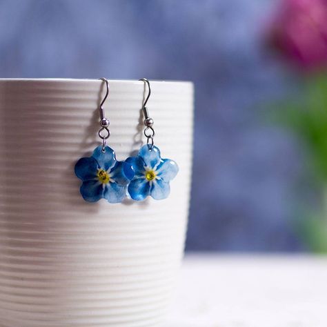 For some of our customers, these forget me not earrings are much more than a piece of jewellery. https://www.acdria.co.uk/flowers/Forget-… Floral Wedding Bridesmaid, Uk Flowers, Wedding Bridesmaid Flowers, Botanical Earrings, Art Student, Beach Earrings, Flower Ear, Lace Earrings, Cloth Flowers