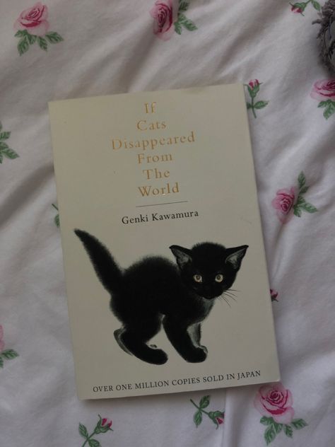 If Cats Disappeared From The World Book, Books About Cats, She And Her Cat Book, If Cats Disappeared From The World, Just Wanna Disappeared, Cute Book Covers, The Cat Who Saved Books, Book Title Ideas, Girly Books