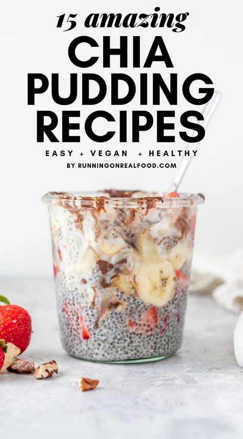 Vegan Chia Seed Pudding, Chia Seed Pudding Recipes, Easy Pudding Recipes, What Is Healthy Food, Chia Seed Recipes Pudding, Healthy Food Menu, Chia Seed Recipes, Healthy Food Guide, Diet Smoothie Recipes