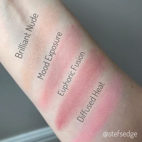 Hourglass Blush Swatches - Stef's Edge-The Blog Hourglass Concealer Swatch, Hourglass Vanish Foundation Swatches, Hourglass Ambient Lighting Blush, Hourglass Blush Swatch, Hourglass Blush, Hourglass Cosmetics Lipsticks, Makeup Swatches, Makeup Reviews, Pretty Makeup