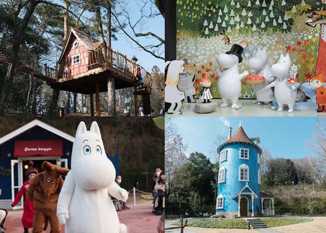 Moominvalley Park, Hanno, northwest of Tokyo. Opened March 16, 2019 and is the first Moomin theme park outside of Finland. Visitors can experience life from a Moomin's perspective. Here’s everything you need to know about entrance into the park and many of the highlight attractions! Friends Enjoying, Saitama Prefecture, Cotton Candy Clouds, Tove Jansson, Japan Travel Guide, Saitama, Life Experiences, Japan Travel, Theme Park