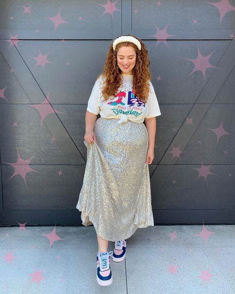 ✨ Bree Kish ✨ on Instagram: “sequins, disney and sneakers — a few of my favorite things ✨✨” Bree Kish, Retro Outfit, Dream Aesthetic, Fashion Forever, Outdoor Wedding Venues, Curvy Girl Fashion, Daily Dress, Disney Inspired, My Favorite Things