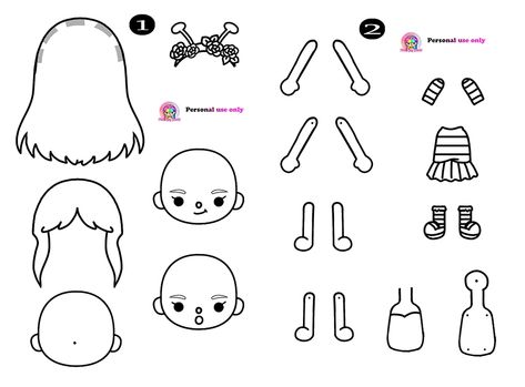 Toca Boca Bee Costume Moving Doll Templates - pinkpingdoll's Ko-fi Shop - Ko-fi ❤️ Where creators get support from fans through donations, memberships, shop sales and more! The original 'Buy Me a Coffee' Page. Moving Dolls, Miniature School, Paper Doll Printable Templates, Word Collage, Bee Costume, صفحات التلوين, Paper Dolls Printable, Toca Life