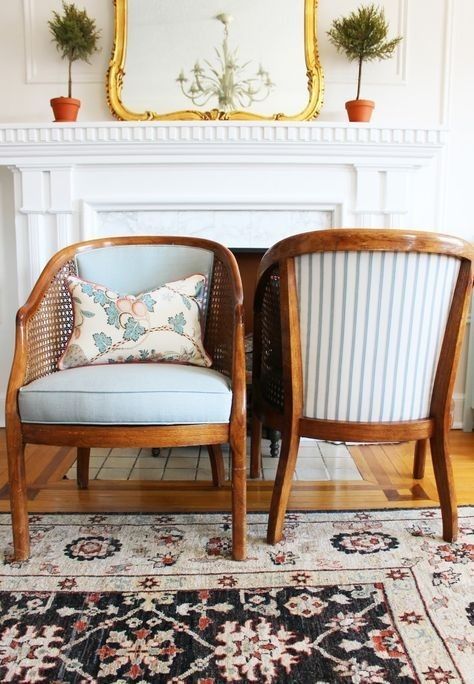 Cane Upholstered Chair, Reupholstered Cane Chair, Upholstered Cane Chairs, Came Chair Makeover, Cane Club Chair, Cane Accent Chair, Cane Chair Makeover, Vintage Chairs Makeover, Vintage Rattan Furniture