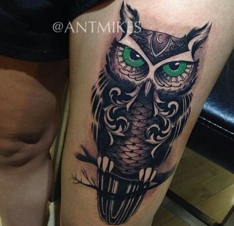 ✅ Mens Owl Tattoo, Traditional Owl Tattoos, Owl Tattoo Meaning, Realistic Owl Tattoo, 10 Tattoo, Tattoo Zeichnungen, Owl Tattoo Design, Tattoo Signs, Skeleton Hand Tattoo