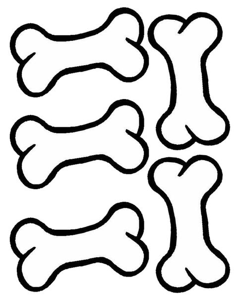 Dog Bones Drawing, Cute Bone Drawing, Dog Bone Drawing, Dog Bone Clipart, Drawing Bones, Bone Clipart, Bones Drawing, Bones For Dogs, Bone Drawing