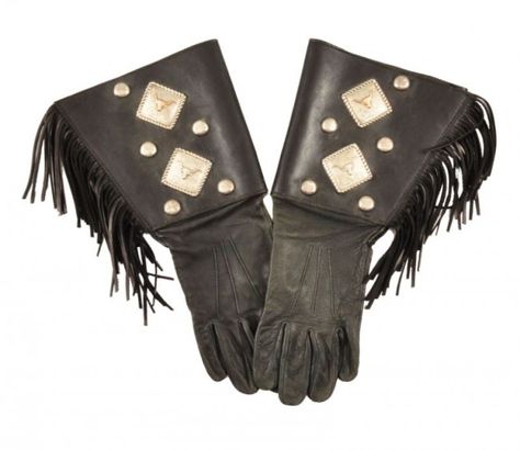 Edward Bohlin Parade Gauntlets Cowboy Gloves, Cowboy Clothes, Leather Gauntlet, Retro Cowboy, Space Cowboy, Space Cowboys, Cowboy Outfits, Side Design, Craft Classes