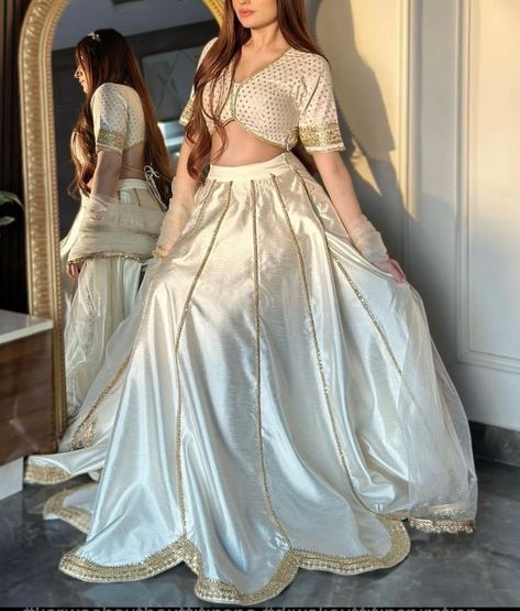 Silk Lehenga Blouse, Lengha Design, Lehenga Choli For Wedding, Choli For Wedding, Plus Size Lehenga, White Lehenga, Work Lehenga, Raw Silk Fabric, Reference Sheet