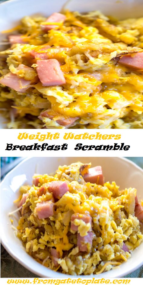 Weightwatchers Breakfast Recipes, Weight Watchers Recipes Breakfast Easy, Ww Breakfast Bowls, Weight Watcher Breakfast Ideas, Ww Breakfast Ideas, Weight Watchers Dinner Ideas, Weight Watchers Breakfast Casserole, Ww Breakfast Recipes, Easy Weight Watchers Breakfast