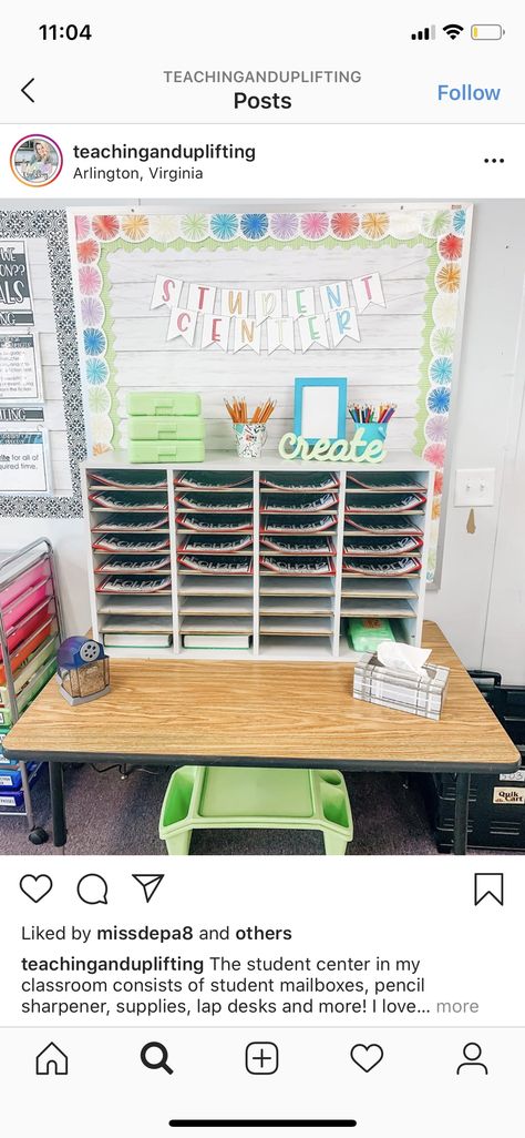 Classroom Desk Arrangement Elementary, Teaching Necessities, Classroom Desk Arrangement, Student Mailboxes, Desk Arrangement, 2024 Classroom, Teacher Table, Dream Classroom, Classroom Desk